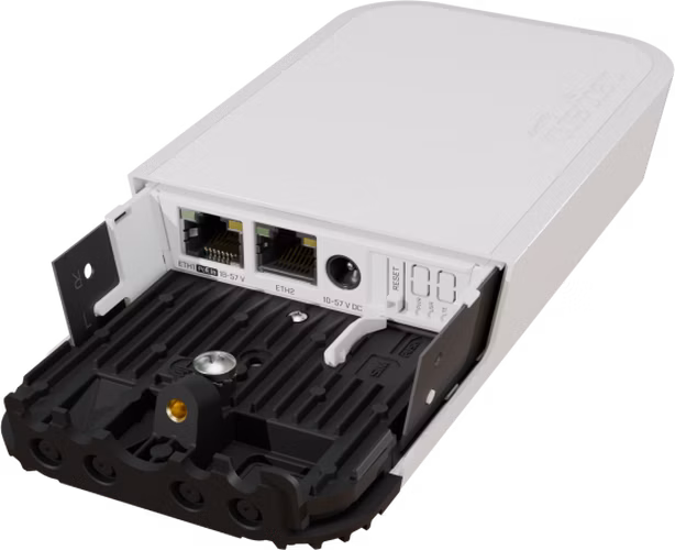 MikroTik wAP ac LTE kit (2024), 4x 896MHz CPU, 128MB RAM, 2x Gbit LAN, 2.4+5GHz Wi-Fi, 2,5dBi anténa, L4