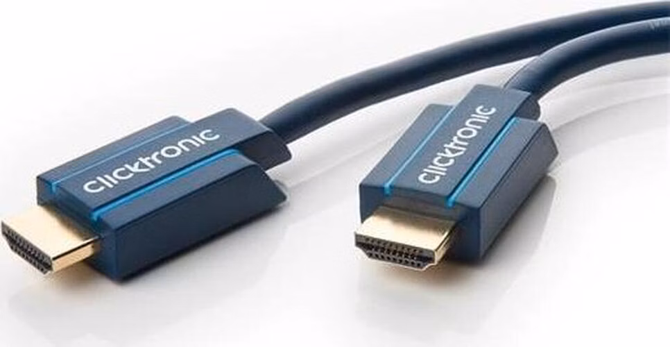 ClickTronic HQ OFC kabel HDMI High Speed s Ethernetem, zlacené, 4K@60Hz, 10m