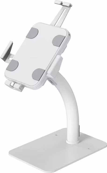 Neomounts DS15-625WH1/Držák tabletu/na stůl/7,9-11" /náklon/rotace 360°/tloušťka tabletu 0-8,5mm/bílý
