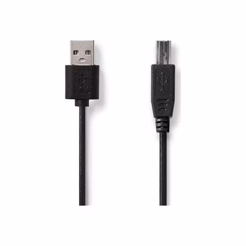 Nedis CCGL60101BK20 - USB Kabel | USB 2.0 | USB-A Zástrčka | USB-B Zástrčka | 2.00 m | Černá