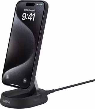 Belkin BOOST CHARGE™ PRO Qi2 15W Magnetický nabíjecí stojan, konvertibilní, černá