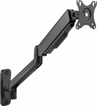 Držiak monitora Brateck LDA32-112E jedno rameno mechanická pružina nástenný
