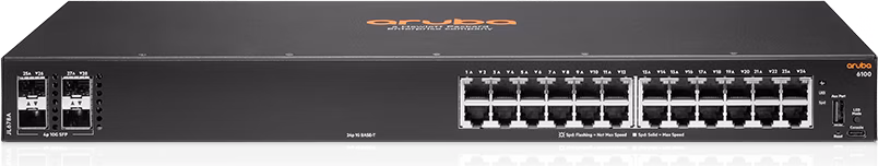 Aruba 6100 24G 4SFP+ Switch