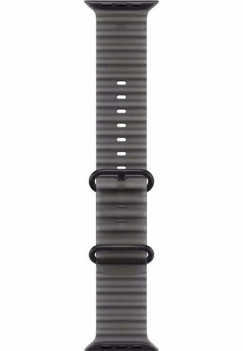 Apple Watch 49mm Translucent Black Ocean Band - Black Titanium Finish