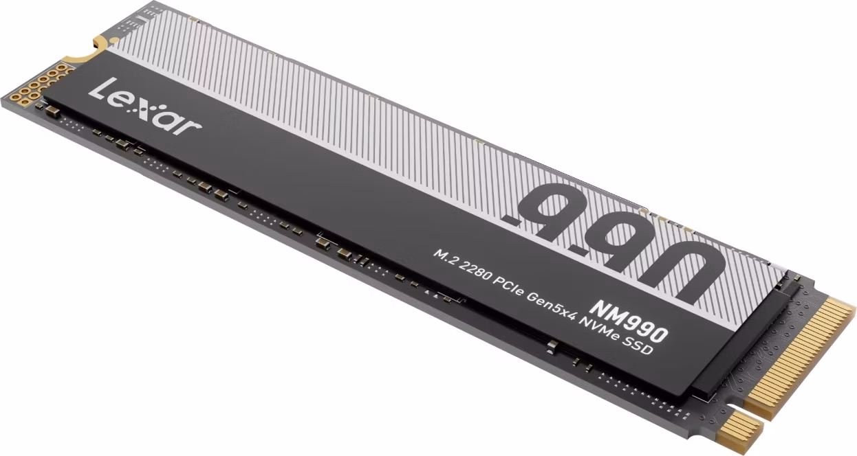 Lexar NM990/1TB/SSD/M.2 NVMe/Sivá/5R