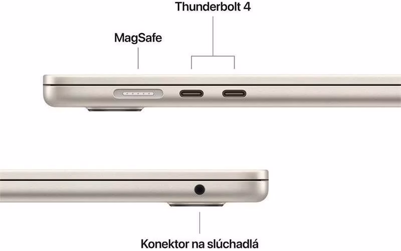 MacBook Air 15" Apple M4 10C CPU 10C GPU 24GB 512GB Hviezdny biely SK