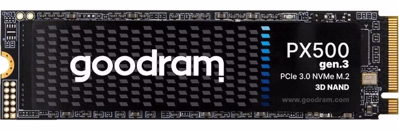 GOODRAM SSD PX500 Gen.3 256GB, PCIe Gen3x4, M.2 2280, (R:3200/W:1300MB/s)