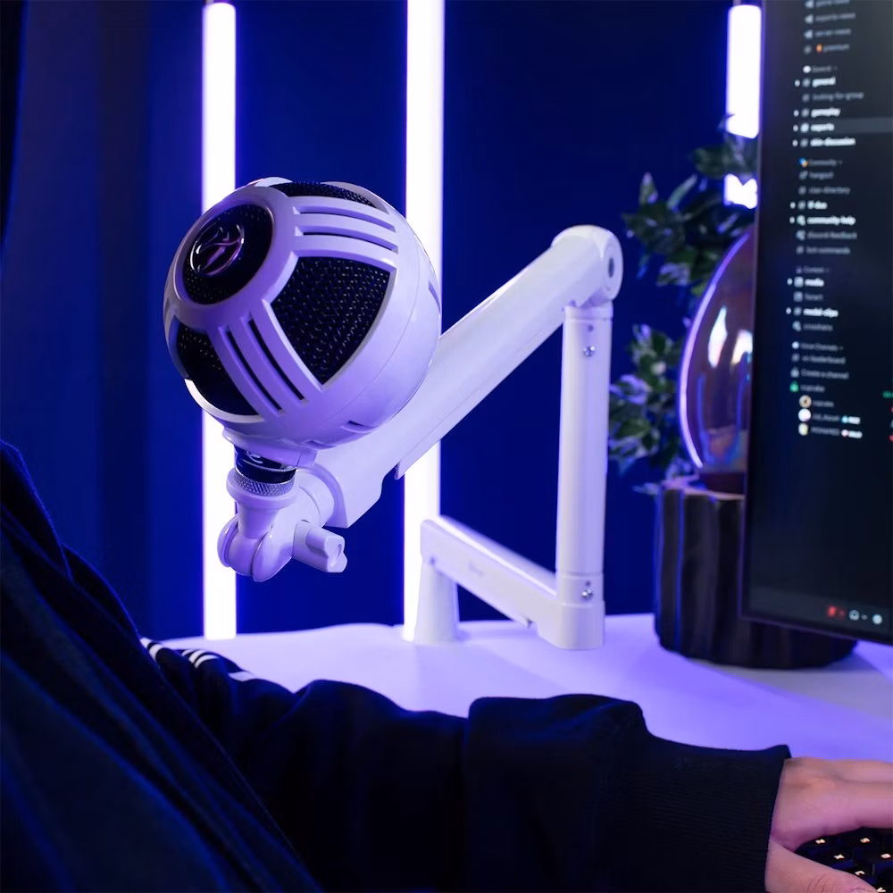 AROZZI držák na mikrofon BRACCIO Boom Arm/ nastavitelný/ univerzální/ bílý