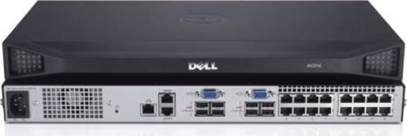 Dell DAV2216-G01 16-port analog, upgradeable to digitalKVM switch: 2 local users, 1 power supply