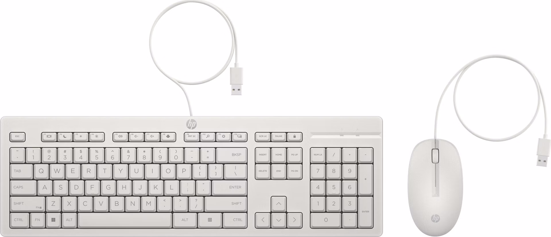 HP 225 Káblová myš a klávesnica Cashmere White