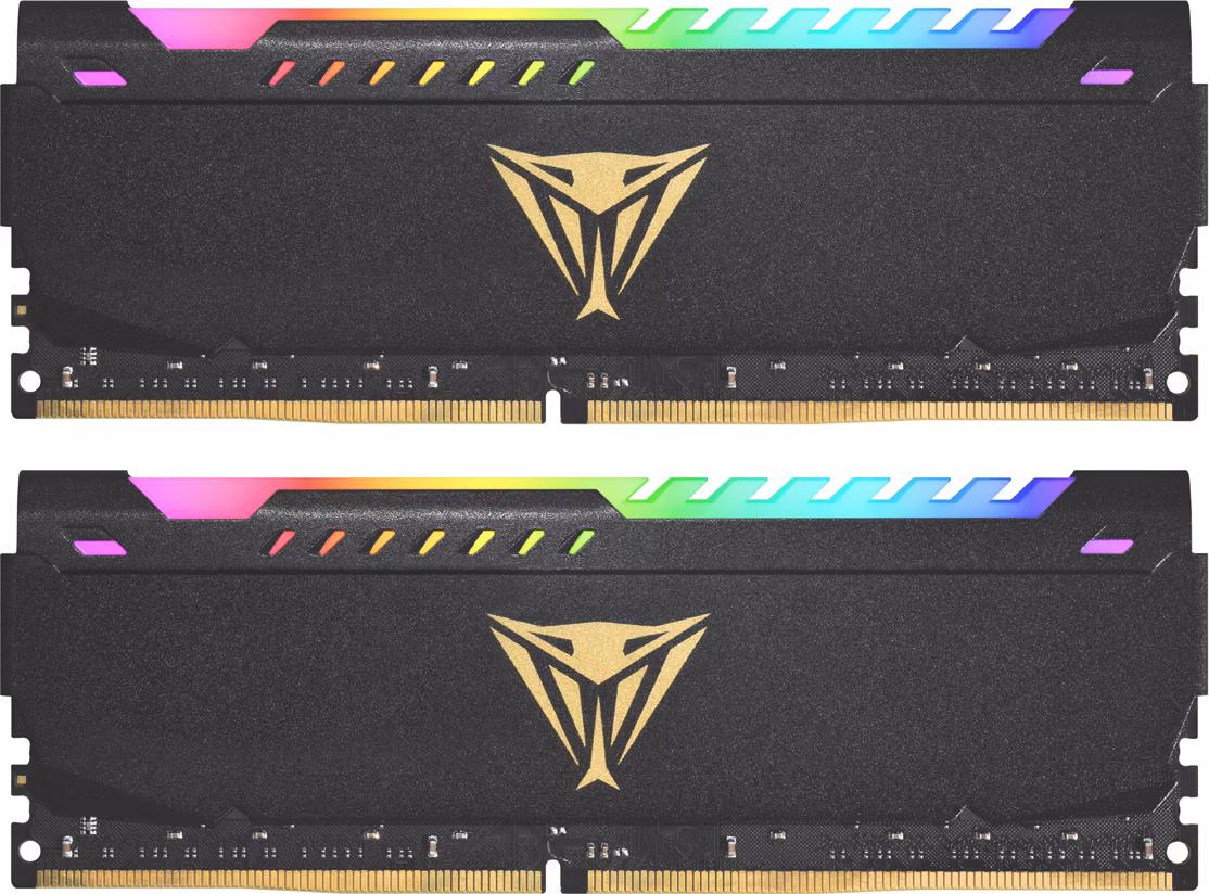 PATRIOT Viper Steel RGB 16GB DDR4 3200MHz / DIMM / CL16 / 1,35V / Heatshield / KIT 2x 8GB