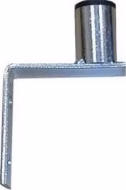 Držák antény na zeď mini, galvanický zinek, délka 8,5cm, výška 5cm