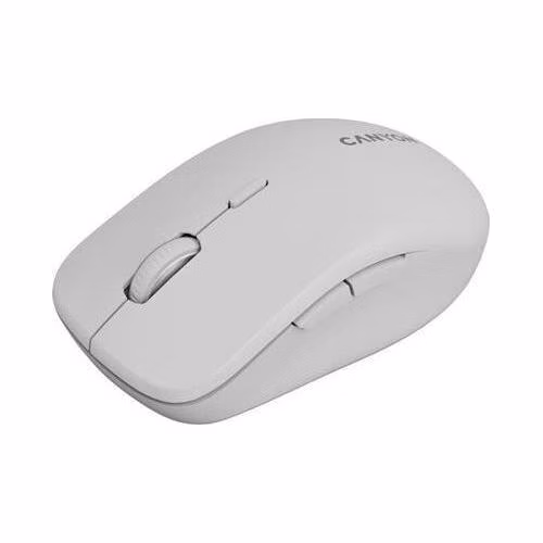 Canyon MW-12, 2v1 bezdrôtová optická myš Bluetooth / 2.4 GHz, tichá, 6 tlačidiel, 800/1200/1600/2400 DPI, šedá