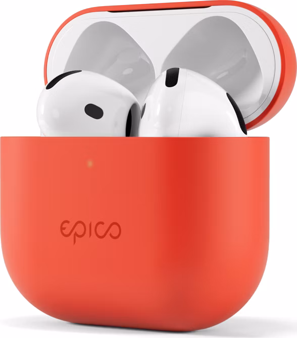 Epico silikónové púzdro pre AirPods 4 - červená