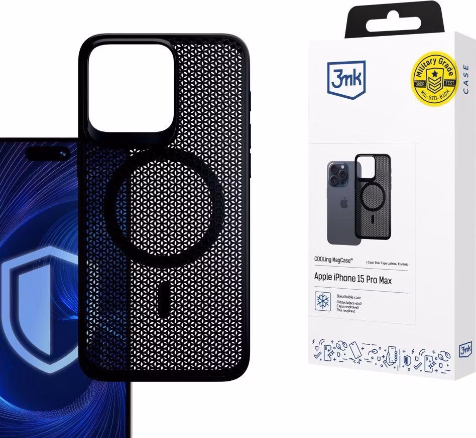 3mk ochranný kryt Cooling Magcase pro Apple iPhone 15 Pro Max