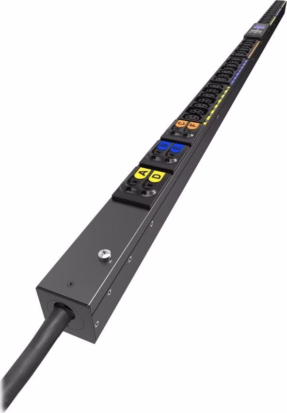 EATON ePDU G4: Měřený vstup IEC 0U, In: IEC60309 32A 3P - Out: 24xC13:18xC39