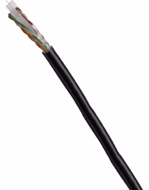 DATACOM UTP drôt CAT6 PE 100m čierny OUTDOOR