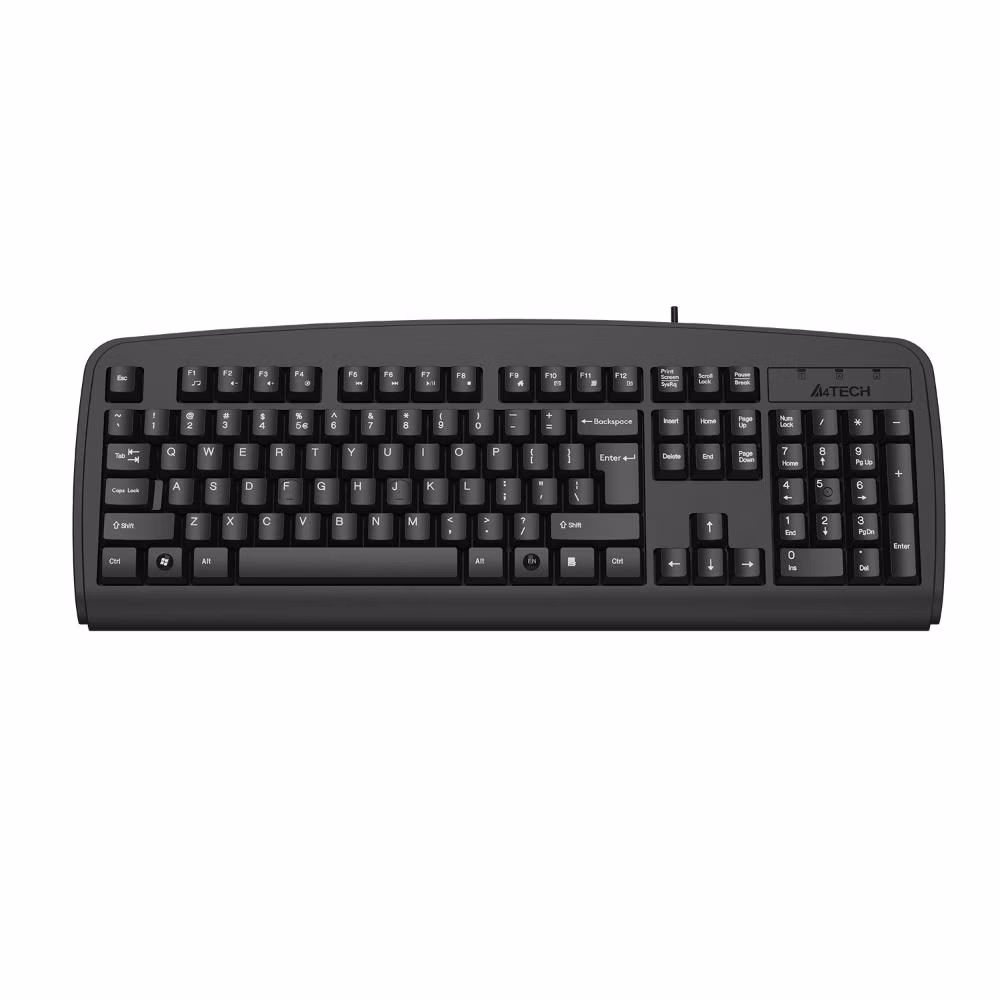 A4tech tenká klávesnice KB-720, CZ/US, USB, černá
