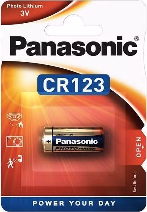 AVACOM Nenabíjecí fotobaterie CR123A Panasonic Lithium 1ks Blistr