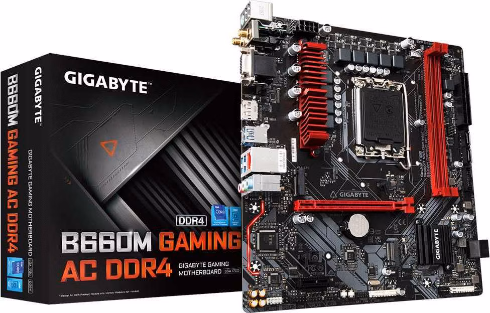 BAZAR - GIGABYTE MB Sc LGA1700 B660M GAMING AC DDR4, Intel B660, 2xDDR4, 1xDP, 1xHDMI, 1xVGA, WI-FI, mATX - Po opravě (B