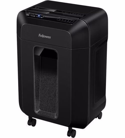 FELLOWES skartovač AutoMax 80 M/ křížový řez 4 x 12 mm/ objem koše 17 l/ stupeň utajení P-4 (důvěrné)/ černý