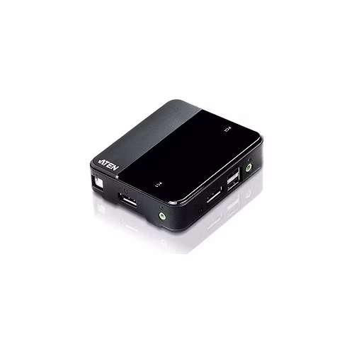 ATEN KVM switch CS782DP, 2-Port USB DisplayPort KVM Switch4K UHD Supported , audio