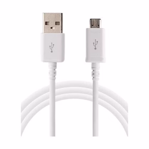 Dátový kábel Samsung EP-DG925UWE, micro USB, biely (voľne ložený)