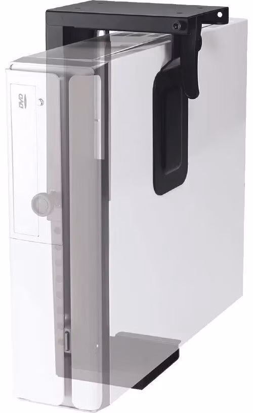 Neomounts CPU-D075BLACK/Držák na PC/pod stůl/výška PC: 20-36 cm/šírka PC: 5-10 cm /černý