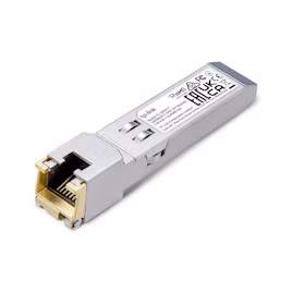 Omada 1000BASE-T RJ45 SFP Module SPEC: 1000Mbps RJ45 Copper Transceiver, Plug and Play with SFP Slot, Up to 100 m Distan