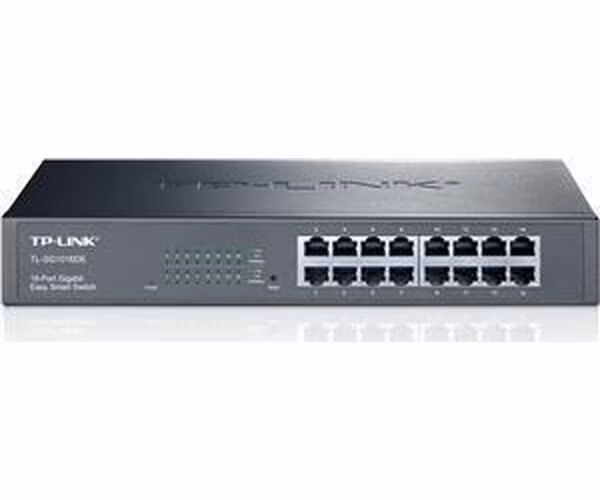 16-Port Gigabit Easy Smart Switch PORT: 16× Gigabit RJ45 Ports SPEC: 1U 13-inch Rack-mountable Steel Case FEATURE: MTU/P