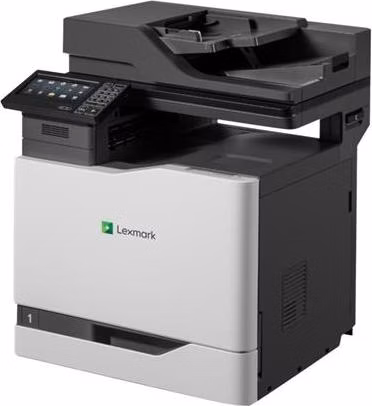 Lexmark CX820de color laser MFP, 50/50ppm, síť, duplex, dotykový LCD, DADF, fax, HDD