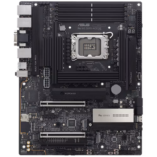 ASUS MB Sc LGA1851 PRO WS Z890-ACE SE, Intel Z890, 4xDDR5, 1xThunderbolt, 1xHDMI, 1xVGA, ATX