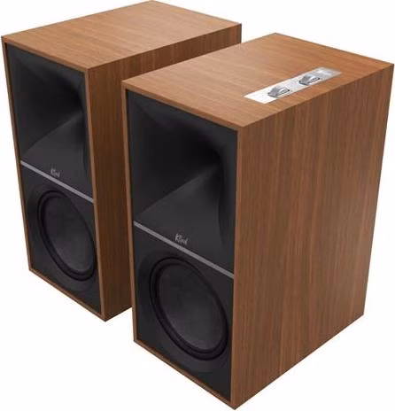 Klipsch The Nines, aktívne reproduktory, 240 W, Bass-reflex, BT, HDMI ARC, USB, Opt., Phono/Line In, matná čierna, pár
