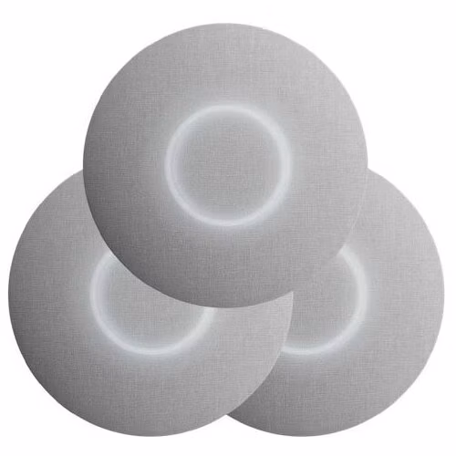 Ubiquiti kryt pre UAP-nanoHD, U6 Lite a U6+, motív tkaniny, 3 kusy