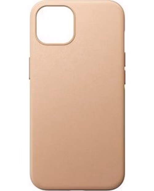 Nomad kryt Modern Leather Case Magsafe pre iPhone 13 - Natural