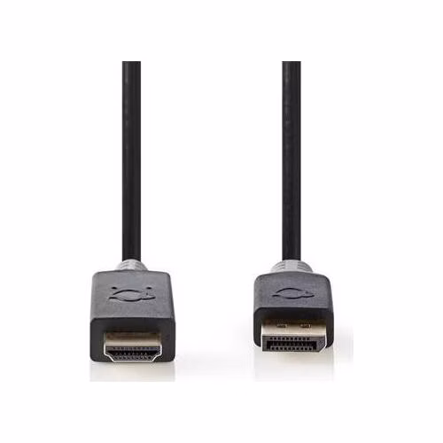 Nedis CCBW37100AT20 - DisplayPort – HDMI Kabel | DisplayPort Zástrčka - Konektor HDMI™ | 2 m | Antracit