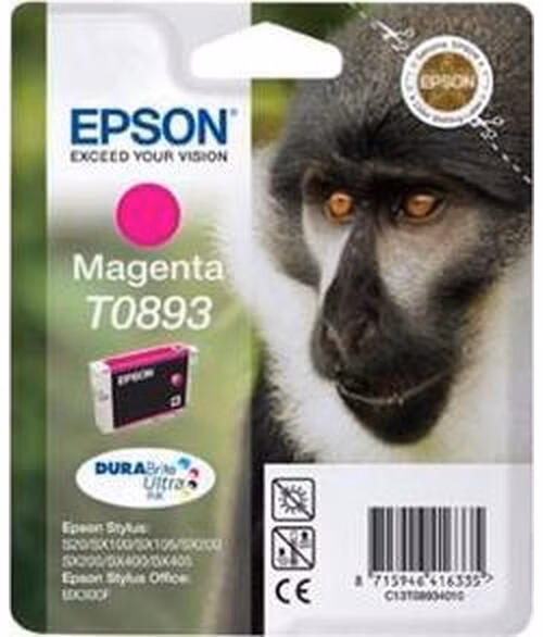 EPSON Magenta Ink Cartridge SX10x 20x 40x (T0893)