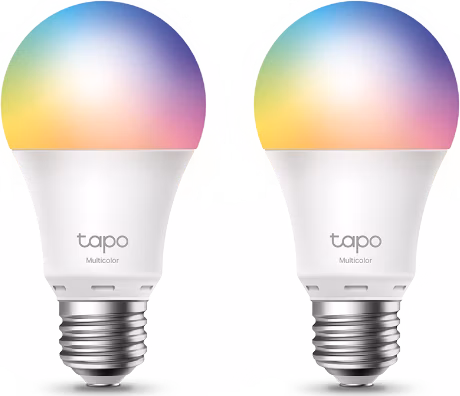 Smart Wi-Fi Light Bulb, Multicolor, 2-Pack SPEC: E27, 220–240 V, Brightness 806 lm, Max Operation Power 8.7W, 16M Multic
