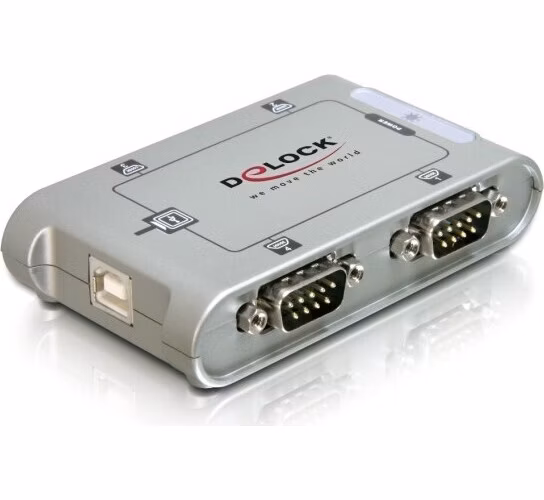 Delock konvertor USB-> 4xCOM DB9, industrial