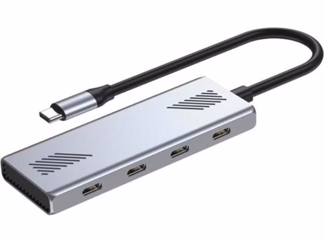 GEMBIRD hub, 4-port USB-C 3.2 (Gen 2), Type-C