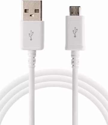 Dátový kábel Samsung EP-DG925UWE, micro USB, biely (voľne ložený)