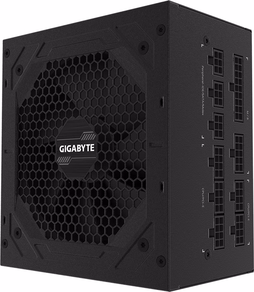 Napájací zdroj GIGABYTE P850GM, 850W, 80plus gold, modulárny, 120 mm ventilátor