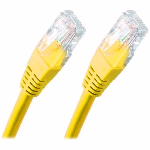 XtendLan Patch kabel Cat6 UTP 1m - žlutý