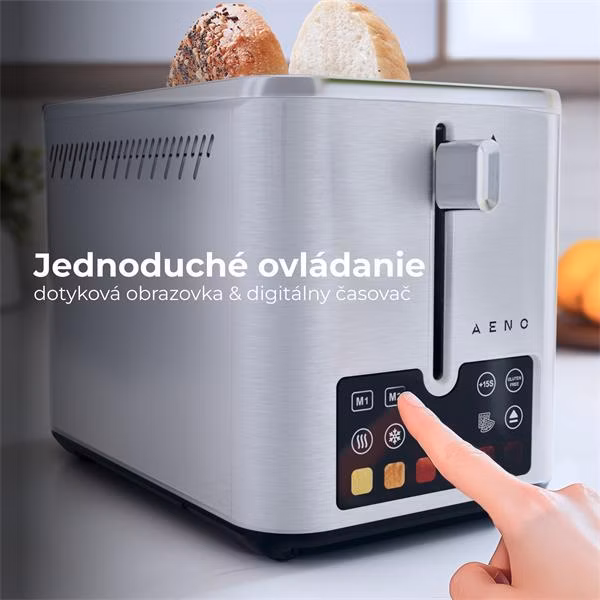 AENO 2-plátkový hriankovač TS4 , automatický,  nerezová oceľ, EU