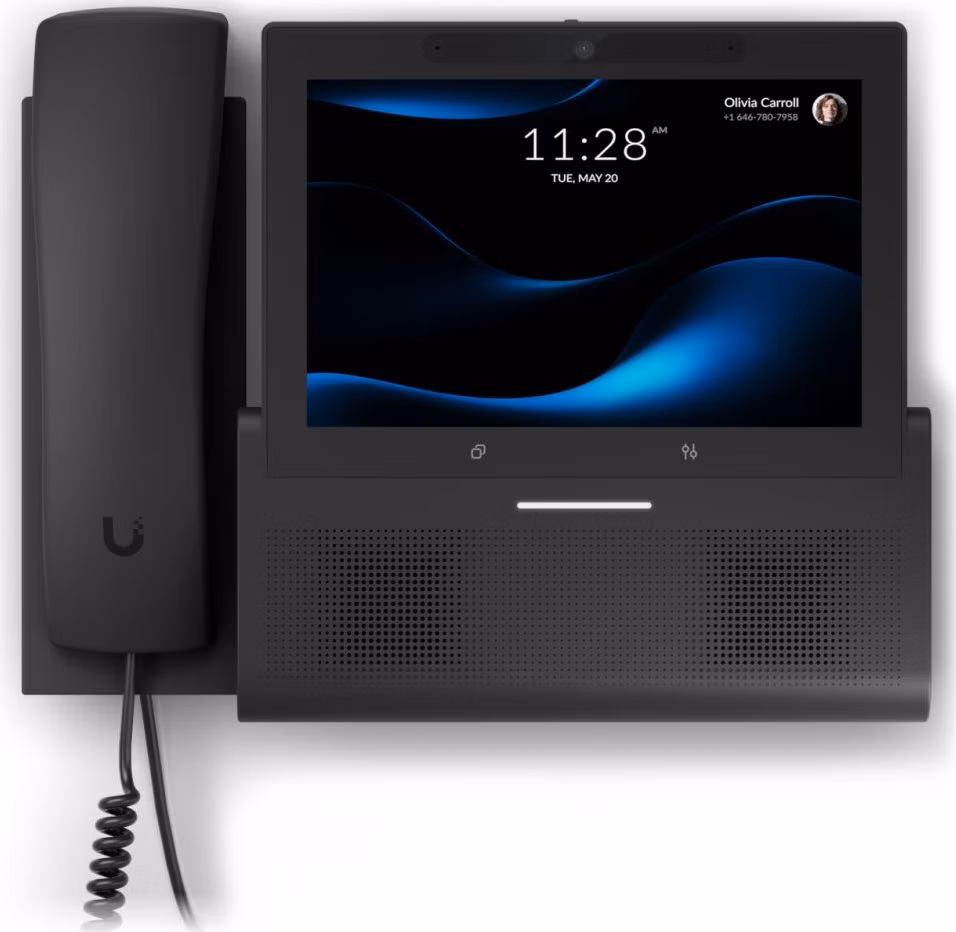 Ubiquiti UniFi Phone G3 Touch Wall - IP telefon, 7" dotykový displej, 5Mpx kamera, Wi-Fi, Bluetooth, na stěnu, PoE+