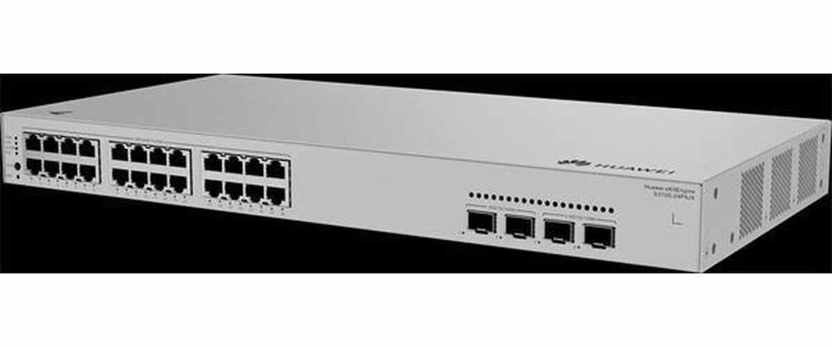 Huawei Data Communication,S310S-24P4JX,S310S-24P4JX,S310S-24P4JX (24*10/100/1000BASE-T ports (400 W PoE+), 2*10GE SFP+ p