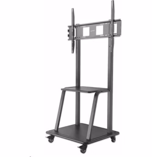 Manhattan univerzální TV vozík, Universal Heavy Duty TV Cart, 37" až 100" TV, černá