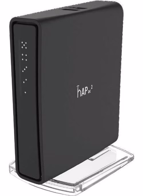 MikroTik hAP ac2 (RBD52G-5HacD2HnD-TC), 720MHz CPU, 128MB RAM, 5x LAN, 2.4+5GHz,Wi-Fi 802.11b/g/n/ac, vrátane. L4