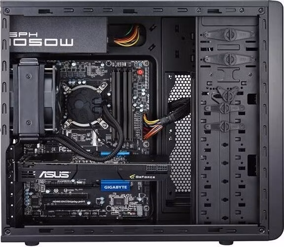 Cooler Master case Force 500, ATX, 1x 120mm Fan, Černá