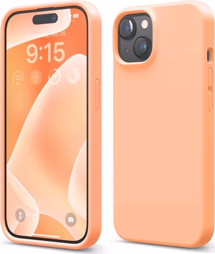 Elago kryt Silicone Case pre iPhone 15 - Salmon
